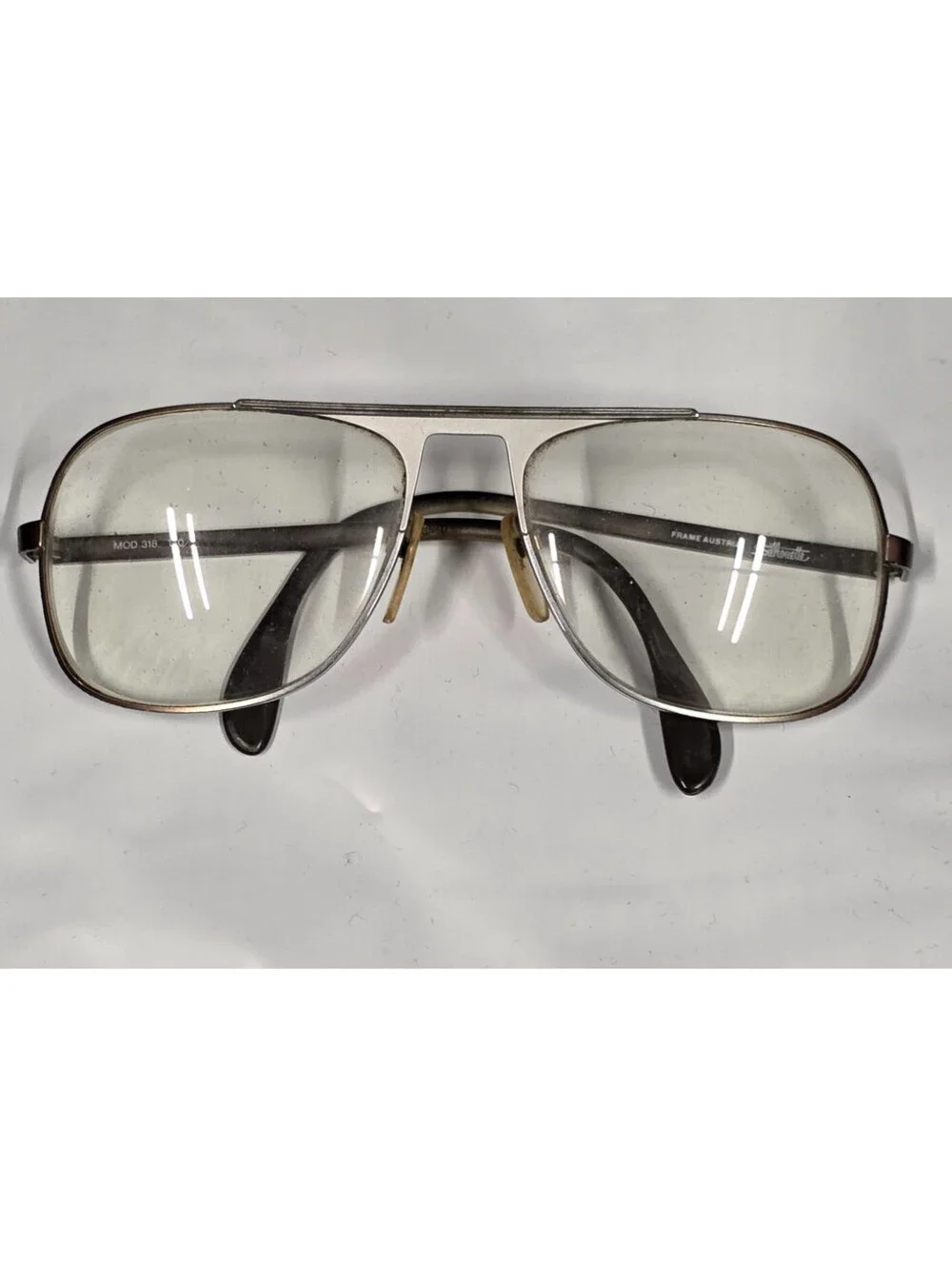 SILHOUETTE © Mod. 318 – Vintage Metal Eyeglass Frame, Austria 80s